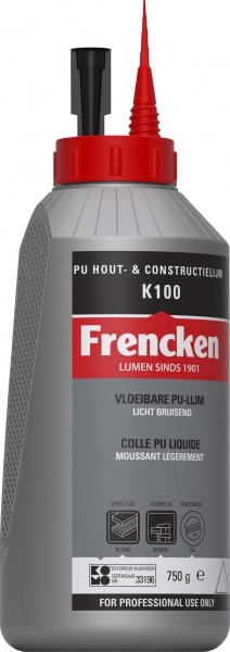 frencken k100 pu constructielijm flacon 750 gram